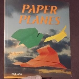 Paper Planes Book with Packet Of Several Colored Folding Papers